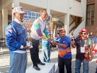 Borong Medali Emas, Kota Mataram Juara Umum Cabor Petanque